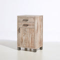 Mobile contenitore in legno finitura rovere, colore marrone chiaro